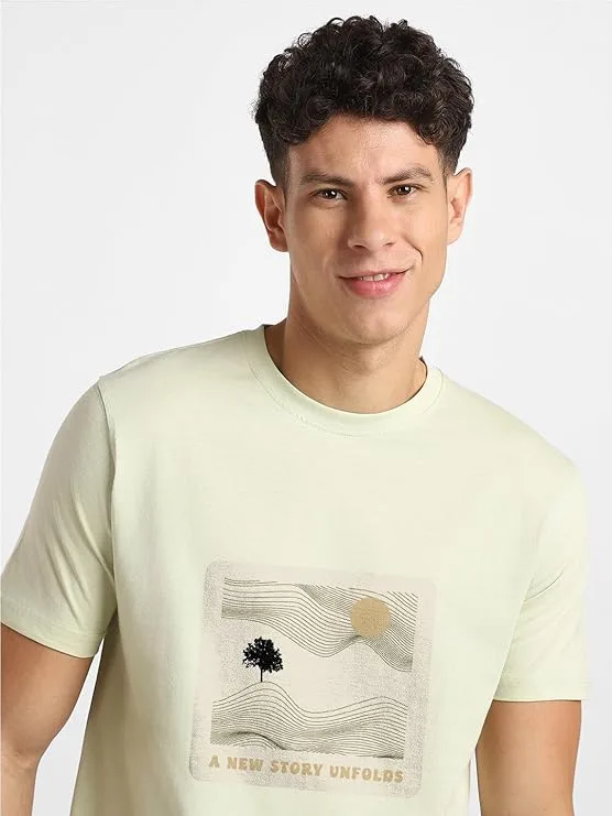 NOBERO Men's Cotton Regular Fit Graphic Print T-Shirt - Image 6
